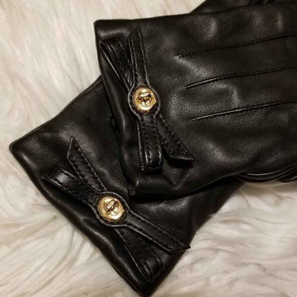 Coach Leather Gloves - Picture 5 of 5